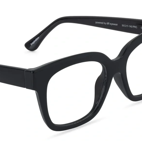 DIFF Bluelight Glasses Black Frame Blue Light Technology Lens Women’s Health NIB - Picture 4 of 10